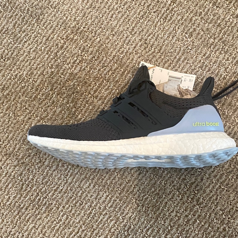 Adidas Ultra Boost Black and White Running Shoes